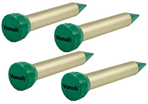 Vanish 4er-Spar-Set Maulwurfvertreiber MVT-1, Vibration, Batteriebetrieb