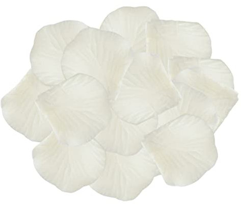 Abaodam 20 Pétalo De Rosa Pétalos De Flores para Esparcir En La Mesa Falso Adorno De Rosa Pétalos De Flores De Boda Pétalos De Flores Falsas Flor Romantica Adornos Tela No Tejida No Tejido