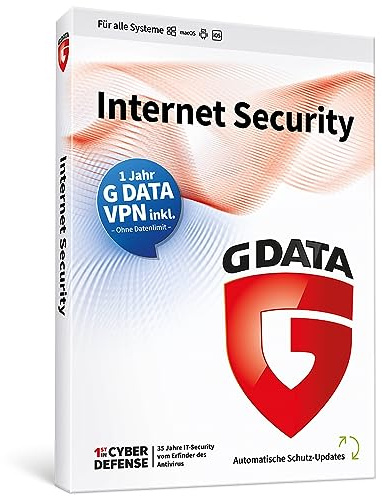 G DATA Internet Security 3 Platz + VPN - Sonderedition (Code in a Box)