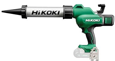 HIKOKI Battery Cartridge Gun (400 ml) AC18DA (18 V, Max. Feed Force: 3000 N, Feed Speed: 0-14 mm/sec., Cartridges: 400 ml) Box Contents: Basic, Without Battery, Charger and Transport case