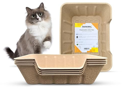 Disposable Litter Boxes (Jumbo - Low Entry, 4-Pack)