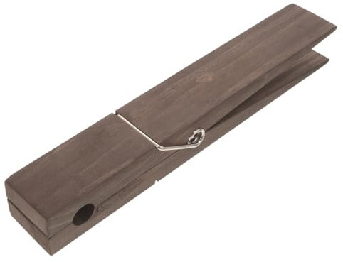 PRETYZOOM Molletta Gigante in Legno Robusta per Bagno e Lavanderia Portasciugamani Molletta Stile Rustico Clip per Asciugamani da Bagno