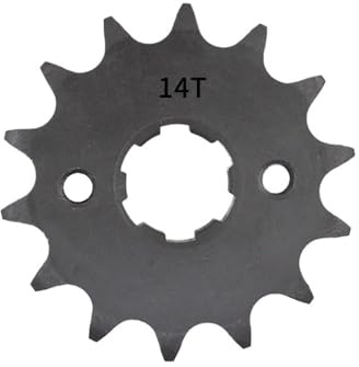 SWVYDC Front Rear Sprocket Motorcycle Transmission Front Rear Sprocket Chain Fit For Honda XR CBF190R CBF190TR Pinion Chain Parts Engine sprocket(A3)
