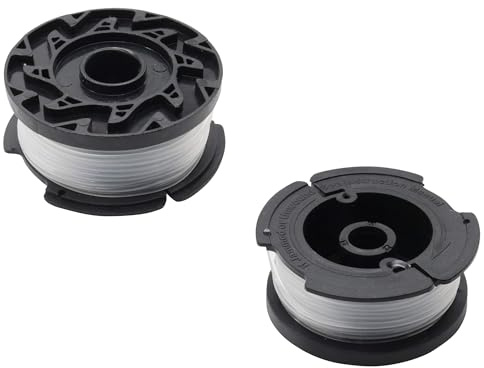 SECURA Bobine de fil 1,6mm (2x) compatible avec Black&Decker GL425 Débroussailleuse
