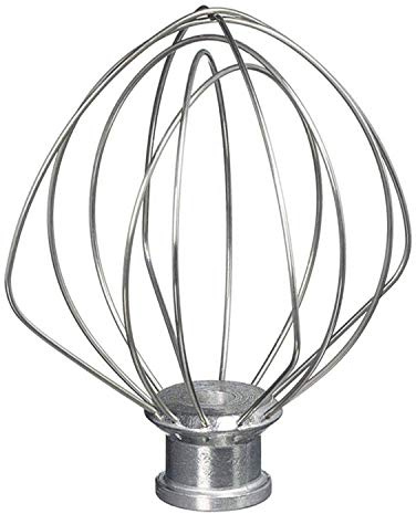 Poweka K45WW Fouet à Fils en Acier Inoxydable Compatible avec Kitchen-Aid KSM90 K45 KSM150 Mélangeur mélangeur à Crème aux œufs