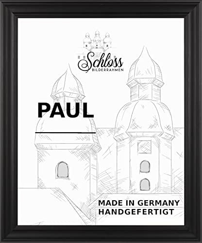 Schloss BILDERRAHMEN Paul 70x100 cm, Dekor Schwarz gemasert