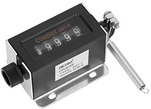 5 Digit Mechanical Counter, Resettable Manual Hand Pull Tally Counter5 Digit Manual Mechanical Counter