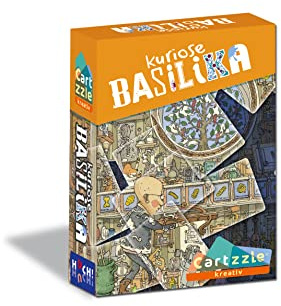 HUCH!, Cartzzle - Kuriose Basilika, außergewöhnliches Puzzle Kartenspiel mit 50 Karten, kreatives Puzzlespiel für 1-2 Spieler ab 8 Jahren
