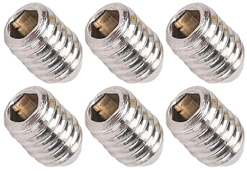 50-teilige Stellschraube, M2 Oder M2.5 Oder M3 Innensechskant-Gewindestifte Edelstahl-Inbuskopf-Madenschraube Innensechskant Kopfloser Stellschrauben-Sortiment Hardware-Befestigungselemente(M3x4)