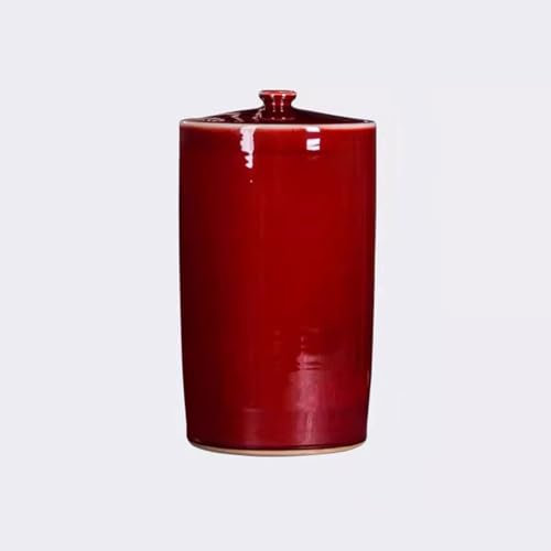 HUMAJORY Caddy de Té Latas de té de cerámica, tarros de té, latas de té Extra Grandes, Cubos de Almacenamiento, latas de Almacenamiento de té, Cajas de té Selladas Tarro de Almacenamiento de Té