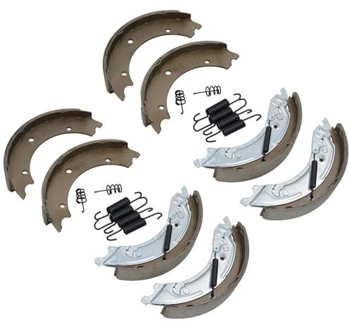 AB Tools 250 x 40mm KNOTT Type Trailer Brake Shoes for 4 x Brake Drums Twin Axle
