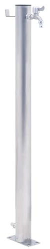 Rantry Fuente de Agua para jardín Acero Inoxidable Redonda 40 cm Sistemas de riego
