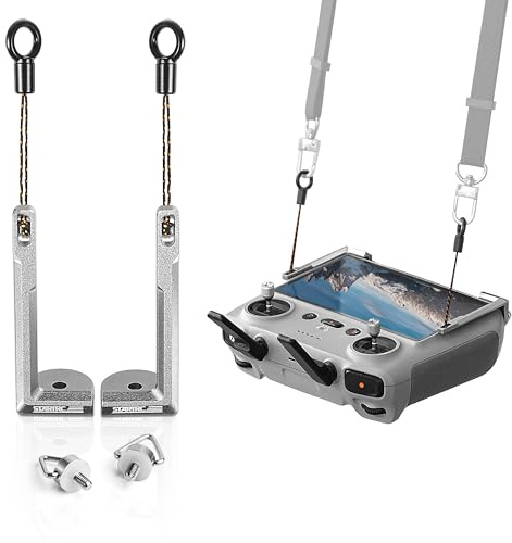 STARTRC Metallbeschläge für DJI RC/RC 2 Ausgleichsriemen Zubehör | Metallbefestigungen für DJI Lito X1/Avata 360/Mini 5/4/3 Pro Remote Controller Neck Strap Zubehör (kein Umhängeband)