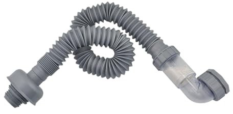 JISADER Erweitertes Abflussrohr für Die Spüle, Universeller Flexibler Ablaufschlauch für Waschbecken, Handwaschbecken