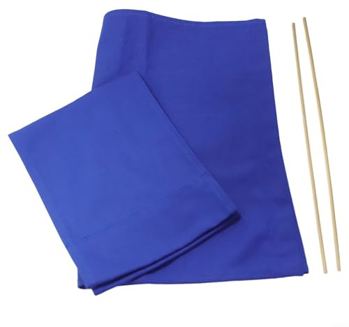 1 Set Regiestuhlbezüge, waschbarer Ersatz-Sitzbezug, Segeltuchbezug, Ersatzbezug für Regiestuhl (blau)