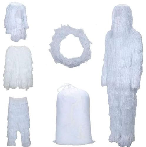 Ghillie Anzug für Herren, 3D-Camouflage, Jagdbekleidung, Camouflage, Wüste, Schnee, Wald, Waldkleidung