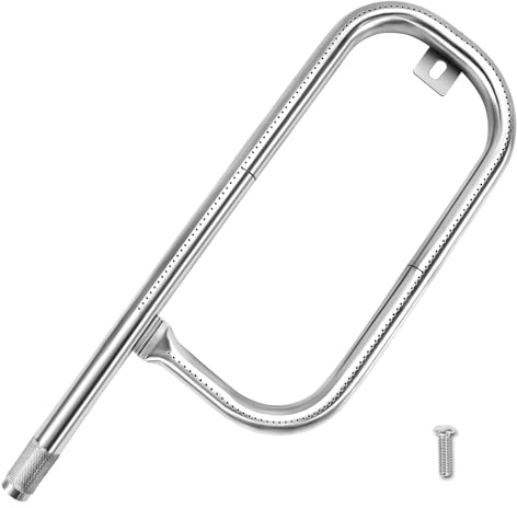 60040 Edelstahl Brenner für Weber Q100 Q120 Q1000 Q1200 Q140 Q1400 Gasgrill, Ersatzteile Brennerrohr für Weber Baby Q, Brenner Tube Zubehör