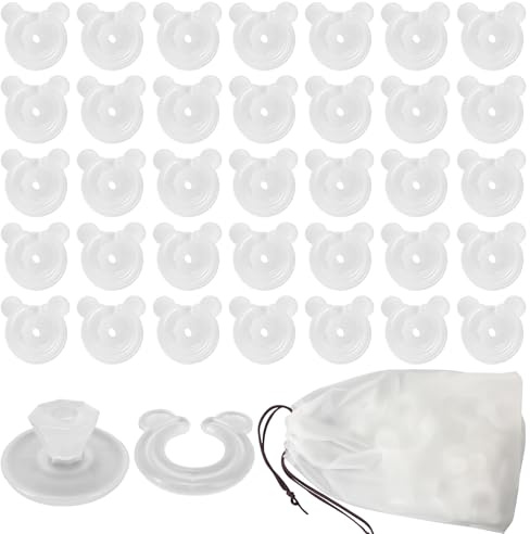 Jiehaojia 36 Pcs No-Pin Duvet Clips, Non-Slip Quilt Cover Fasteners with Locking Clasp,Needle-Free, Easy to Install & Remove,Keeps Duvet Insert Securely in Place