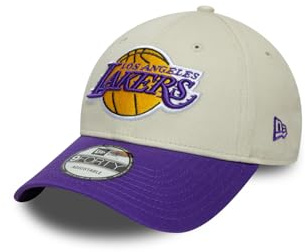 New Era NBA Los Angeles Lakers Contrast Patch 9Forty Cap One Size