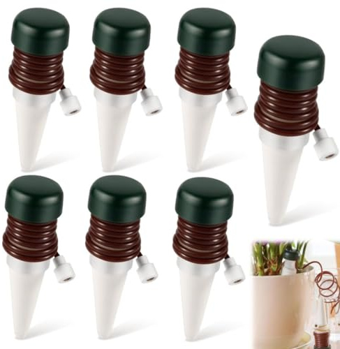 Plant Watering, 8pcs Bewässerungsset für Zimmerpflanzen, Automatische Bewässerung für Balkon, Garten & Innenräume, Praktische Plant Watering-Lösung mit gleichmäßiger Wasserverteilung