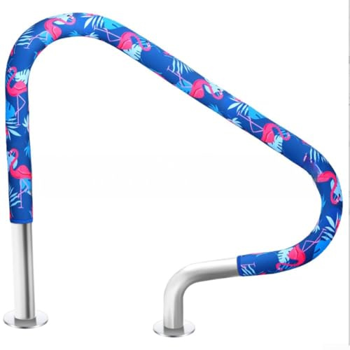 ReachMall Neoprene Swimming Pool Handrail Cover, Slip Resistant Swimming Pool Hand Railing, Above Gound Pools Ladder Handles Cover(10FT)