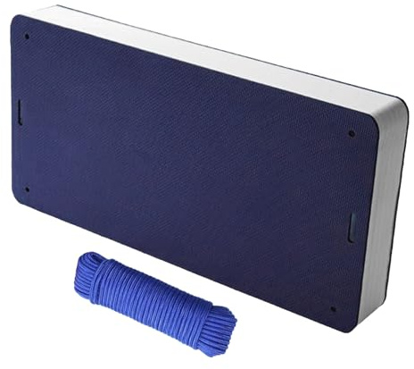Pare-battage Plat Flottant, Garde-Boue de Bateau en EVA 3 Couches, Pare-Chocs de Bateau, Bouées Marines Portables avec Cord pour Prévention des Rayurese pour Bateaus ou Bateaus Pneumatique, 49x19x5cm