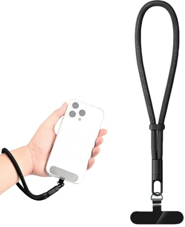 VOAVIA Phone Wrist Strap,Anti Theft Phone Chain,Safety Lanyard for Pho/ne,Adjustable Ph/one Strap Wrist,Cellphone Lanyard with Tether Tab,Anti Lost Bracelet Hand Strap for Ph/ones Case Cameras Keys