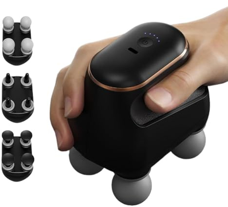 Masseur de tissus profonds – Percussion électrique pour récupération musculaire Appareil portable Instrument de corps Point de déclenchement Outil de fitness professionnel Portable Relaxation Massag