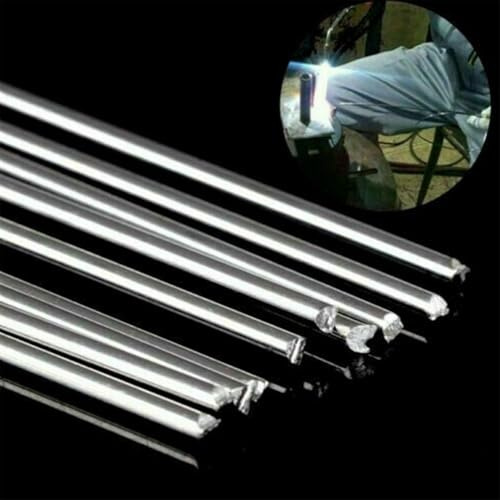 50 Stück Aluminium-Schweißstäbe, niedrige Temperatur, leicht zu schmelzen, Lötdraht, 1,6 mm x 330 mm, kein Flussmittel erforderlich, Lötzinn