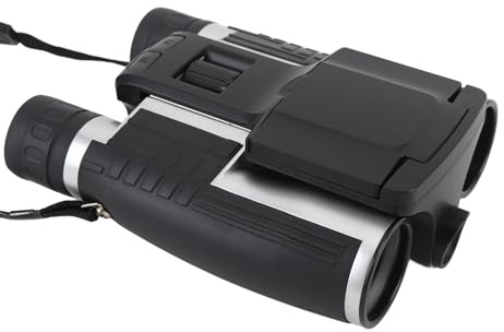 TOPINCN Fotocamera Binocolo Digitale 12x32 HD con Display a Colori da 2,4 Pollici per Birdwatching Avventure All'aria Aperta Videoregistratore da 48 MP per Famiglia e Amici