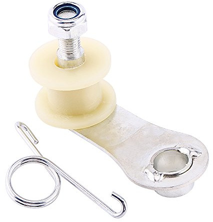 Qiilu Kit tensor universal de motocicleta,Tensioner de cadena Ajustador de tensión Slider Guide Slider para Dirt Pit Mini Bike Motocicleta