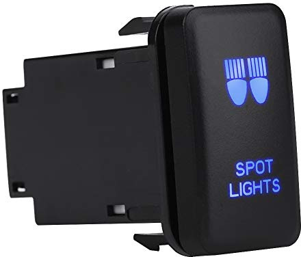 Interruptor basculante para automóvil Qiilu Interruptor basculante del coche Interruptor de luz LED de encendido para /VIGO, etc（destacar）