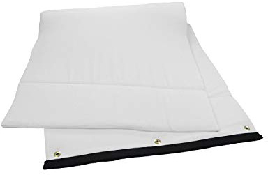 Audimute isolé Sound Barrier and Sound Absorption Sheet | MLV Sound Blocker - Block Sound | Soundproofing Sheet - Sound Blanket - Reduce Noise - Acoustic Foam Alternative | - (White)