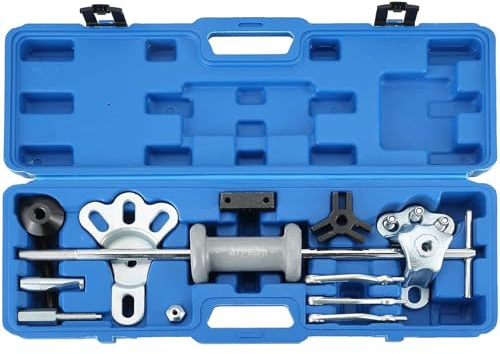 ATPEAM Juego de 19 Piezas Extractor de Rodamientos con Martillo Deslizante y Alta Garra Universal para Coches y Camiones