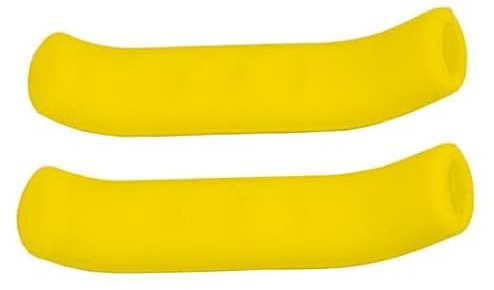 Fututech 2 en 1 Funda de Palanca de Freno para Xiaomi M365 Pro Pro2 1S para Mi3 Funda de Reposapiés para Segway Ninebot Max G30 E22 E25 Accesorio Patinete Eléctrico (Amarillo)