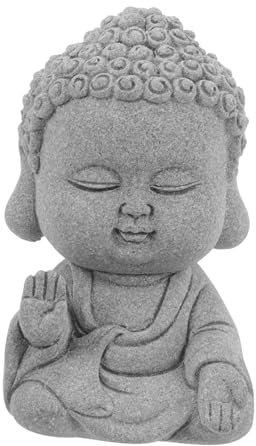 PRETYZOOM -Buddha-Statue Vintage-kunsthandwerksdekor Garten-Ornament Buddha-Figur Für Zuhause Schreibtisch-Dekoration Handwerk -skulptur