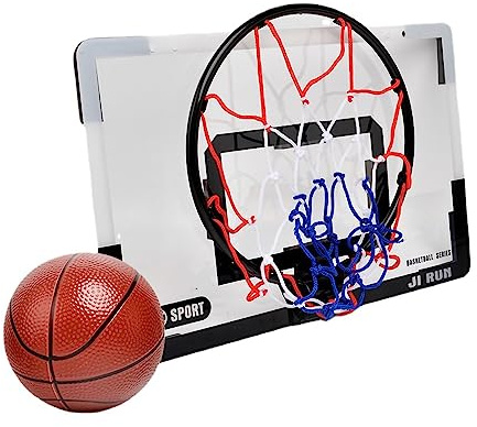 Canasta de baloncesto de montaje en pared, Soporte de Baloncesto Soporte de Baloncesto for Interiores y Exteriores montado en la Pared con Tablero Trasero y Marco Totalmente de Acero Inoxidable con Bo