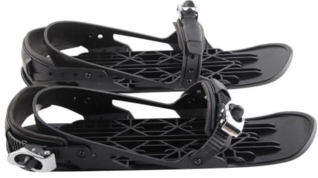Mini Ski Skates Kort Snow Skateboard Sko Snowblades Bindningar för vintersport utomhus