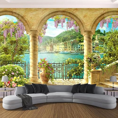 Costruire Uno Scenario Da Balcone Carta Da Parati 3D Murale Autoadesiva Murale Di Dimensioni Multiple Modello Carta Da Parati Autoadesiva Fotomurale Bambini Camera Dei Bambini Decorazione-89692941248
