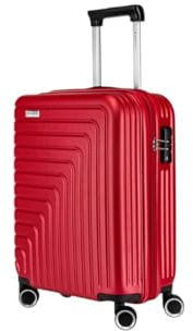 R RONCATO Trolley FIBRA, espandibile (ROSSO, S)