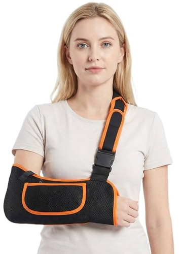 Meunhy Arm Sling for Women Men with Enhanced Size, Shoulder Sling for Arm Support - With Neck Pad | Reversible Adjustable arm sling for Shoulder Wrist Injury, Collarbone, Rotator Cuff, Elbow Injuries