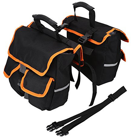VGEBY Fahrrad Koffer Tasche, Abnehmbare Fahrrad Gepäckträgertasche Oxford Tuch Fahrrad Hinten Beutel Radfahren Zubehör Reitregale Und Aufbewahrungszubehör