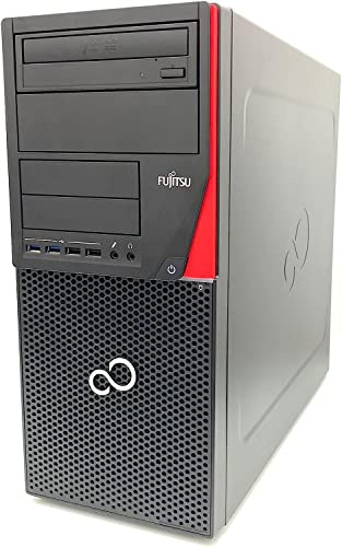 PcRenewed PC fisso COMPUTER DESKTOP Fujitsu Esprimo P710, Processore Intel Core i3, 8GB RAM DDR3, SSD 128 + Hard Disk 500GB, DVD-ROM, USB 3.0, WIFI, Windows 10 Professional (Ricondizionato)