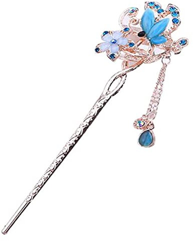 Haarschmuck Pins Haarnadeln Haarnadeln Haarnadeln Beliebte Haarnadel Haarschmuck Haarschmuck Haarspange Kopfbedeckung Haarnadel Krone Blau