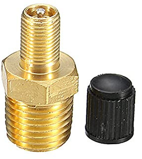 URFEDA Messing Luchtcompressor,Luftkompressorventil, 1/4 Zoll NPT Messing Reifen Luftkompressor Autoventil Tank Füllventile Prüfventil Reifenventil Felgenventile (1/4 NPT)