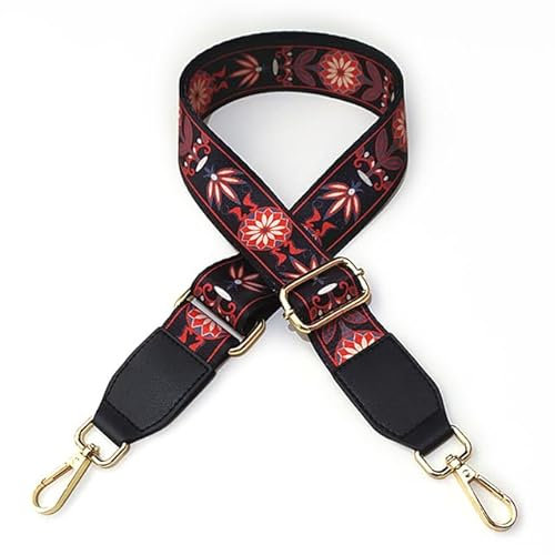 SELCOA Regenbogen Verstellbarer Taschengurt Handtaschengürtel Breiter Schultertaschengurt Ersatzgurt Zubehör Taschenteil Verstellbarer Gürtel für Tasche