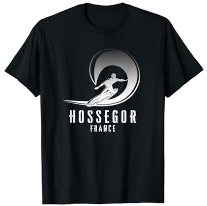 Surf Hossegor, Surfen Hossegor in Frankreich, Pfeifensurfer T-Shirt