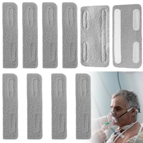 Cánulas nasales, almohadillas para las orejas, tubo de oxígeno, cánula nasal, almohadillas para los oídos, protección auditiva, gafas nasales para oxígeno, gafas de nariz suaves, 10 unidades