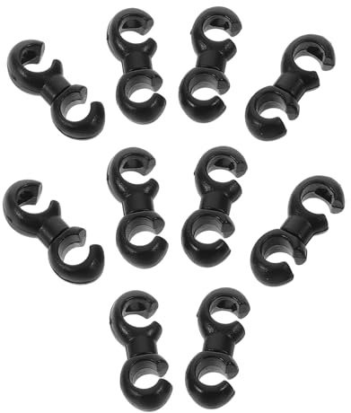 BESPORTBLE 10pcs Brake Cable Buckle Bike Transmission Line Fixing Buckle Cable Guide Road Bike Accessories S-hook Clamps