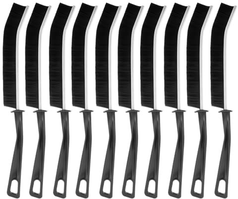 10 STK Hartborsten Ecken Reinigungsbürsten, Fugenbürste Eckenreinigungsbürste Set, Eckreinigungsbürste, Spaltreinigungsbürste, Fugenreinigungsbürste für Küche Toilette Fensterbank Fugenbürsten